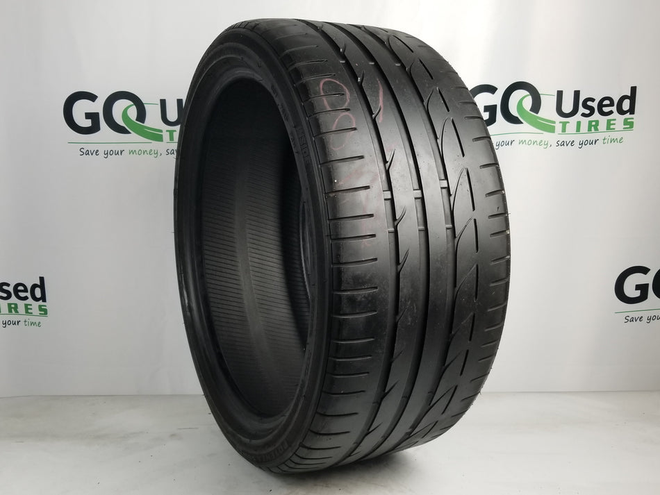 Used P255/35R19 Bridgestone Potenza S001 Runflat Tires 255 35 19 92Y 2553519 R19 6/32