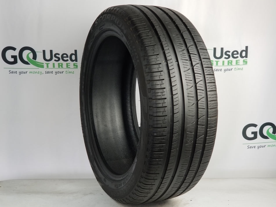 Used P255/45R20 Pirelli Scorpion Verde A/S Tires 255 45 20 101H 2554520 R20 7/32