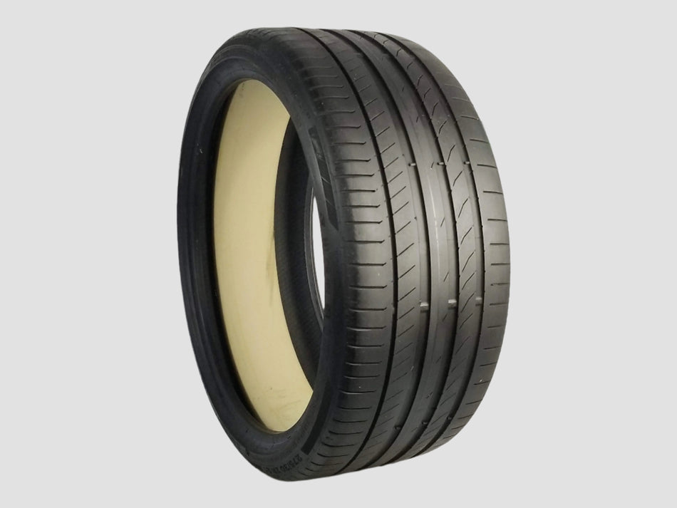 Used P275/30R21 Continental ContiSportContact 5P  Tire 2753021 98Y 275 30 21 6/32