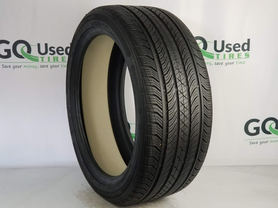 Used P255/40R20 Continental ProContact TX AO Tire 2554020 101H 255 40 20 R20 7/32