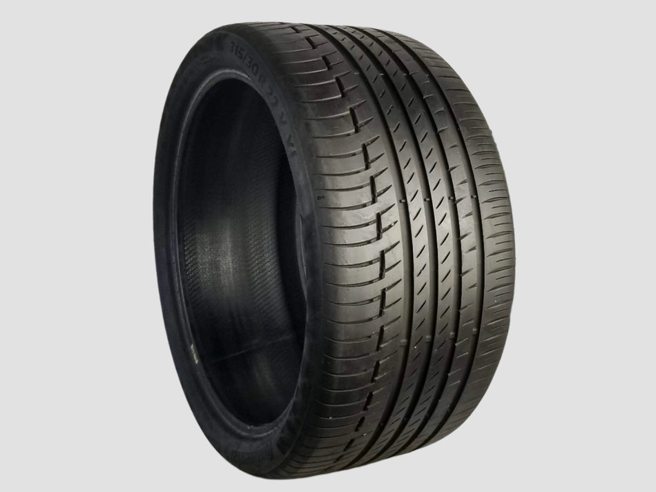 Used 315/30R22 Continental Premium Contact6 Tire 315 30 22 107Y 3153022 R22 8/32