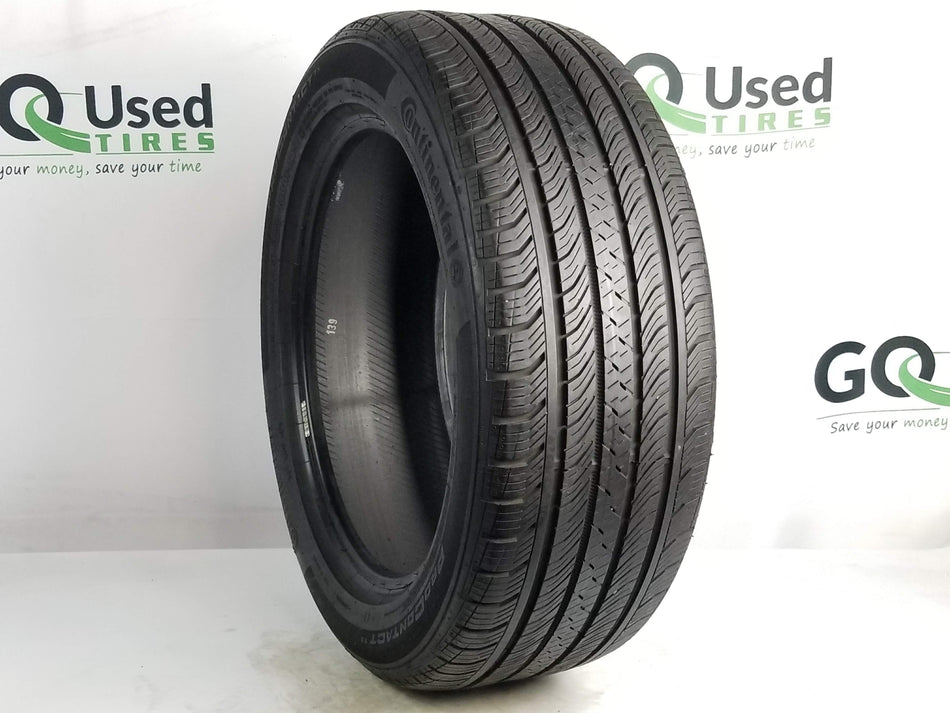 Used P225/50R17 Continental ProContact Tx Tires 2255017 94H 225 50 17 R17 7/32