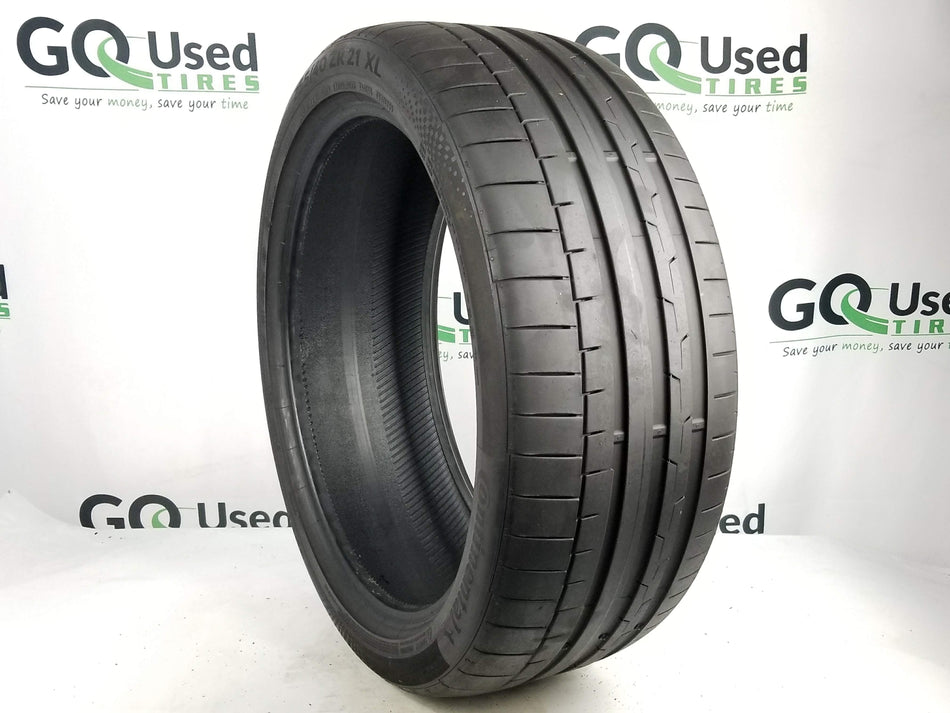 Used P255/40R21 Continental Sportcontact6 RO1 Tires 2554021 102Y 255 40 21 R21 6/32