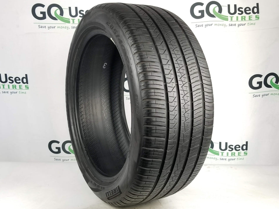 Used P285/40R21 Pirelli Scorpion Zero A/S Tires 2854021 109H 285 40 21 R21 7/32