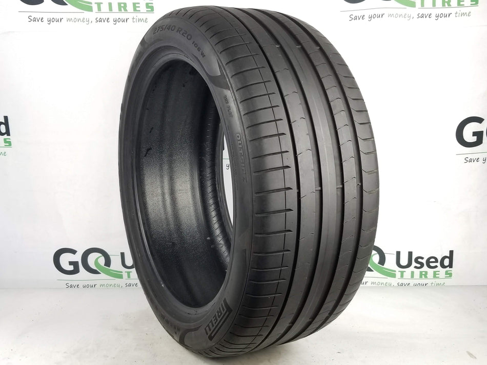 Used P275/40R20 Pirelli PZero PZ4 Runflat Tires 275 40 20 106W 2754020 R20 6/32